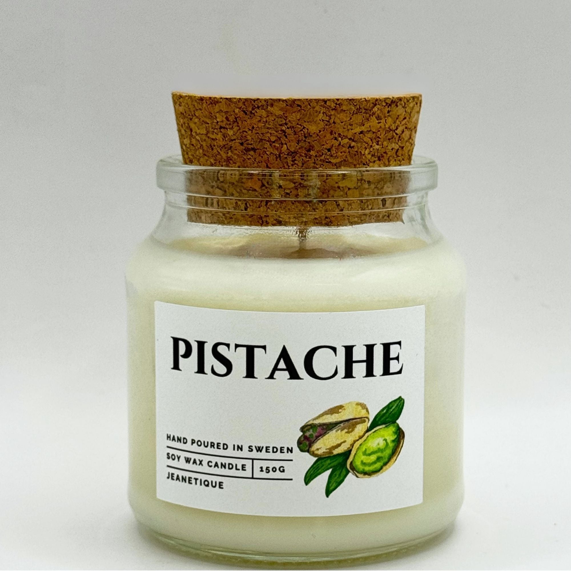 Pistache doftljus i 100% sojavax
