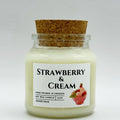 Strawberry & Cream doftljus i 100% sojavax