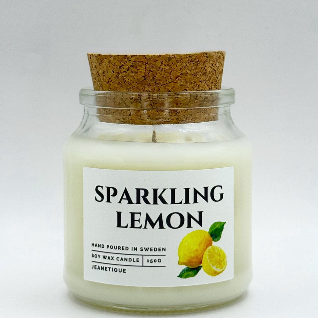 Sparkling Lemon doftljus i 100% sojavax