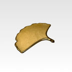 Gingkoformad Bricka i Jesmonite – Beige