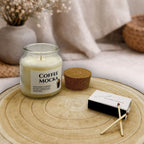 Coffee Mocka doftljus i 100% sojavax