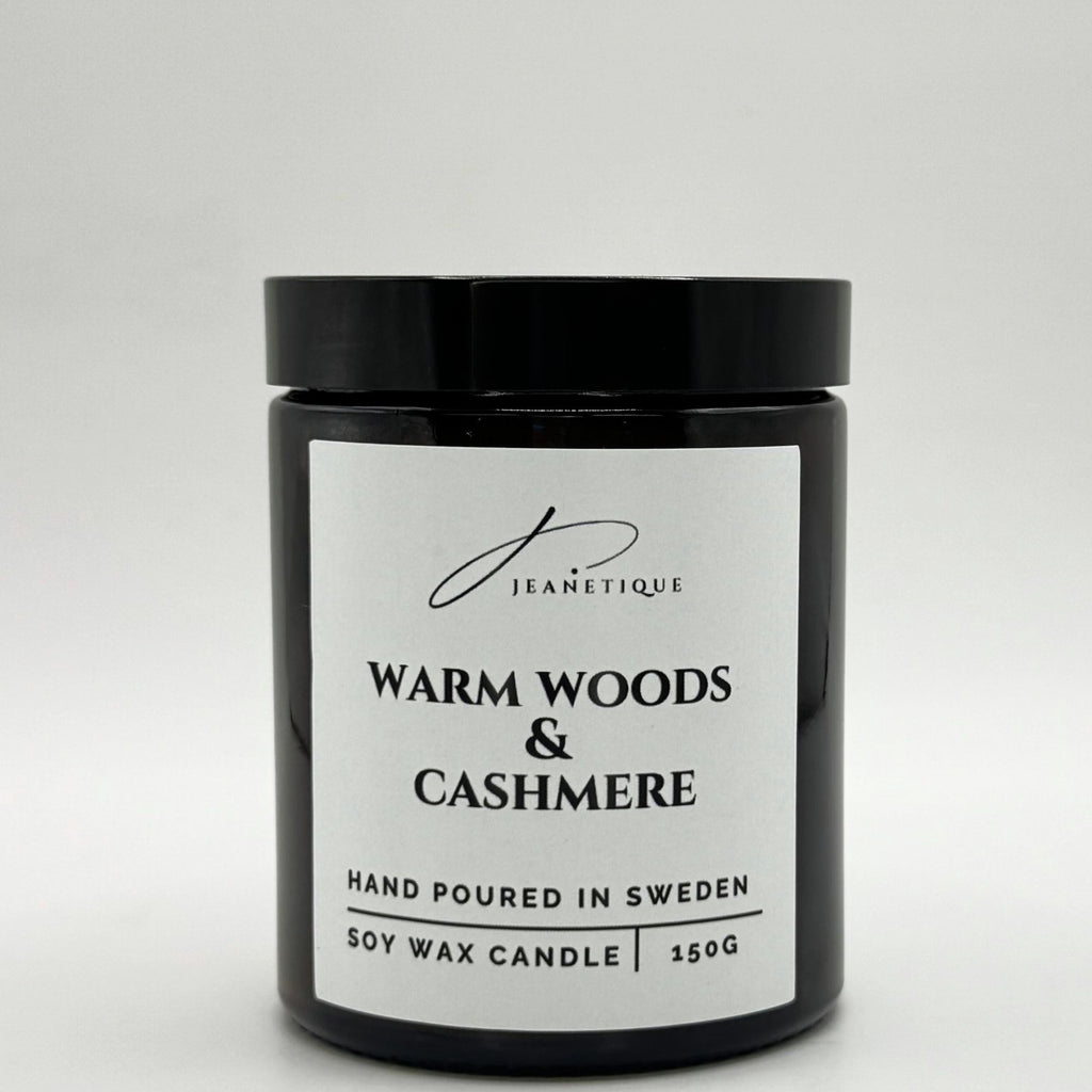 Warm Woods & Cashmere doftljus i 100% sojavax