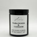 Warm Woods & Cashmere doftljus i 100% sojavax