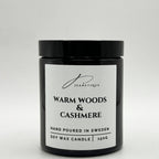 Warm Woods & Cashmere doftljus i 100% sojavax
