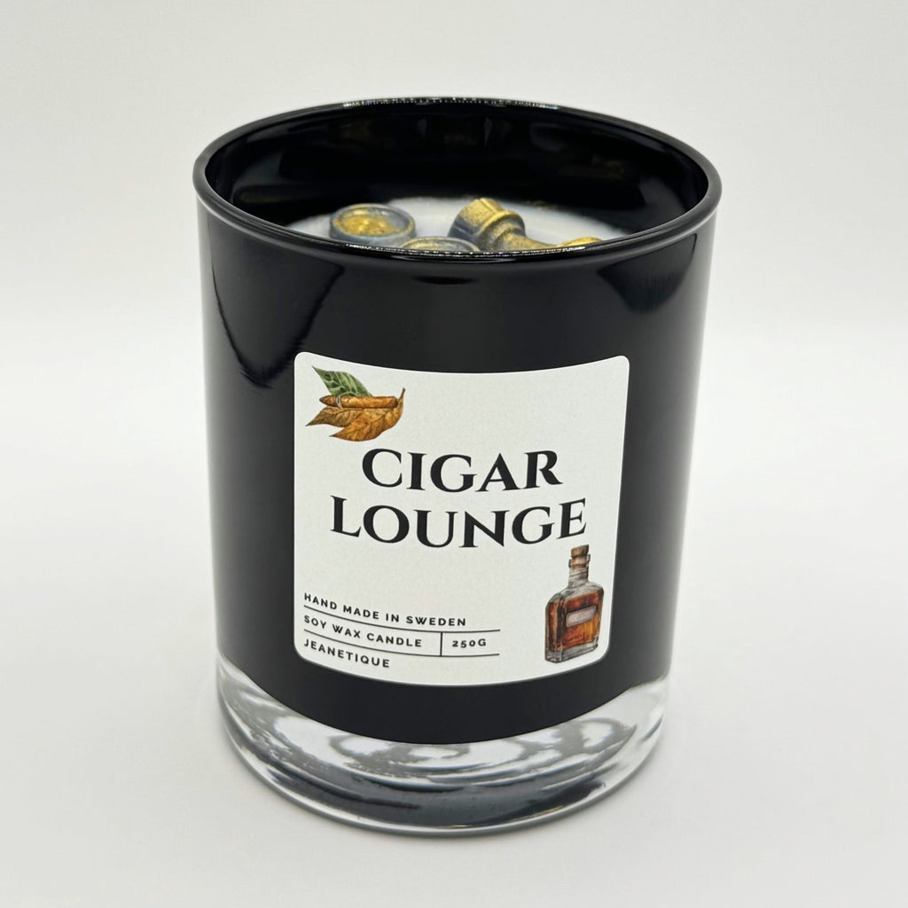 Cigar Lounge doftljus i 100% sojavax