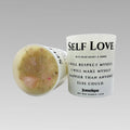 Self Love doftljus med rosenqvarts  i 100% sojavax