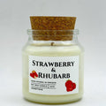Strawberry & Rhubarb doftljus i 100% sojavax