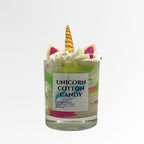 Unicorn Cotton Candy doftljus i 100% sojavax