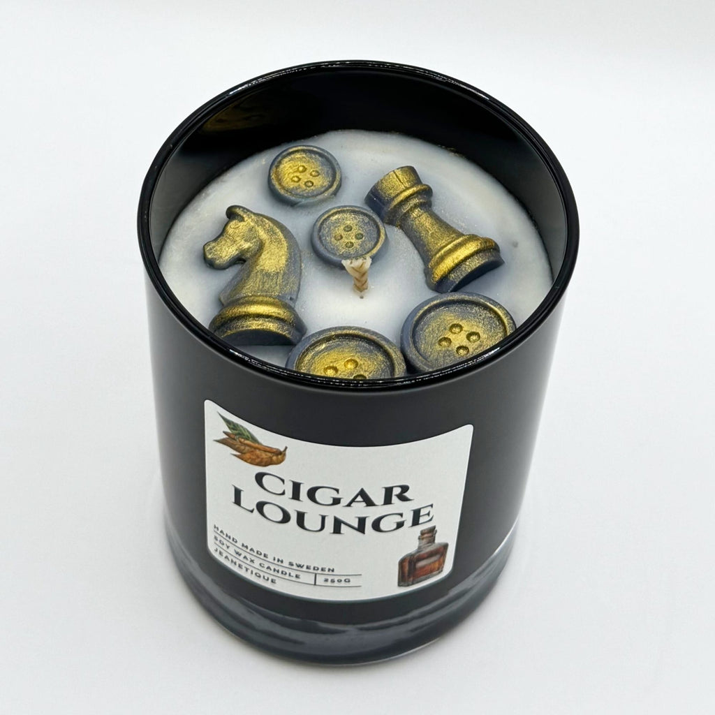 Cigar Lounge doftljus i 100% sojavax