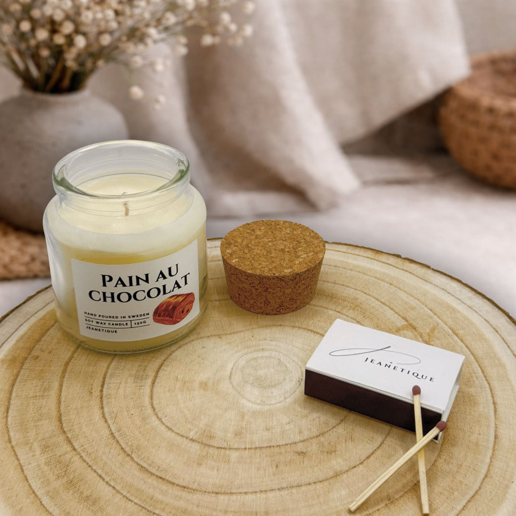 Pain Au Chocolat doftljus i 100% sojavax