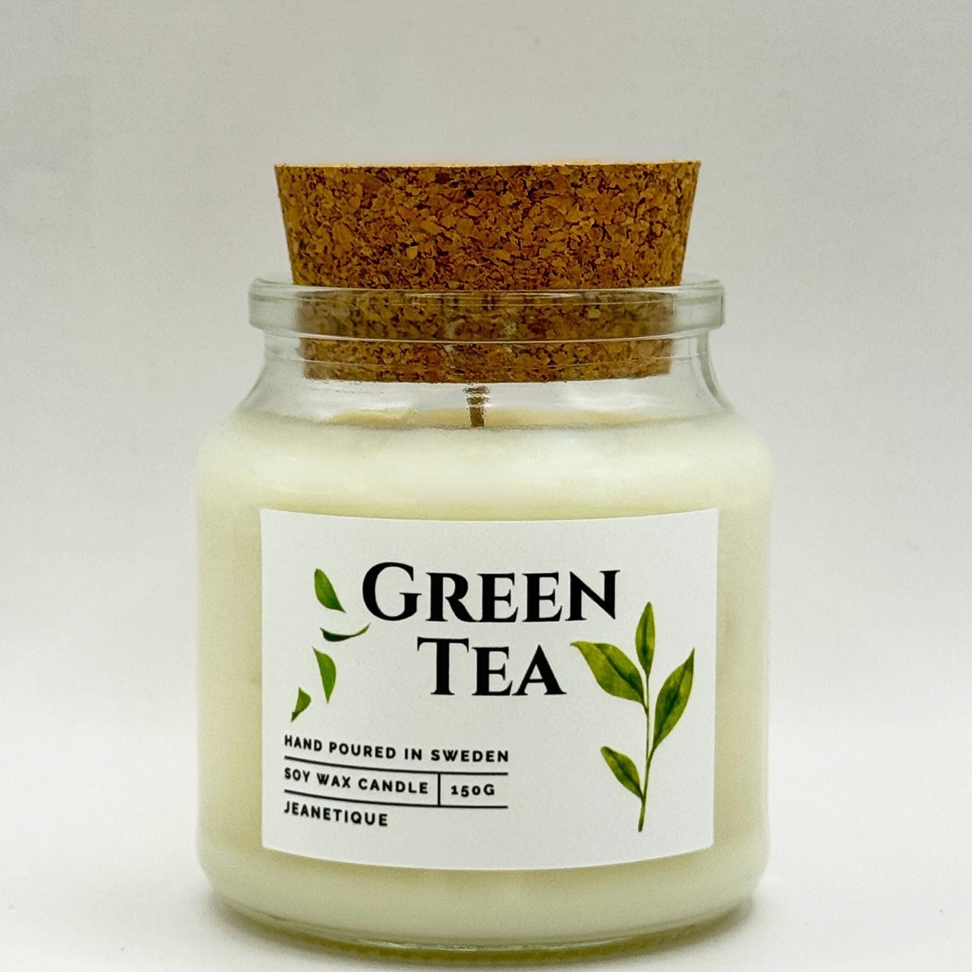 Green Tea doftljus i 100% sojavax