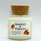 Mango & Papaya doftljus i 100% sojavax