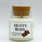Nutty Bliss scented candle in 100% soy wax