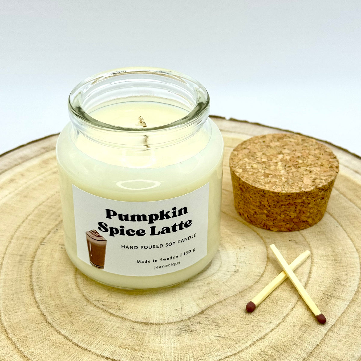 Pumpkin Spice Latte doftljus sojavax ljus